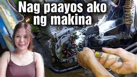 Nilangisan ng Mekaniko Ang Makina ni Monica .